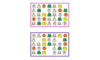 What is missing? Vocabulary Boards - COLOR SET 18