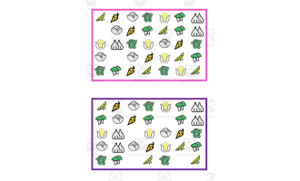 What is missing? Vocabulary Boards - COLOR SET 2