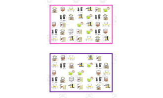 What is missing? Vocabulary Boards - COLOR SET 36