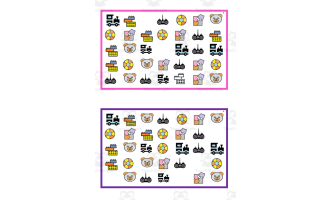 What is missing? Vocabulary Boards - COLOR SET 6