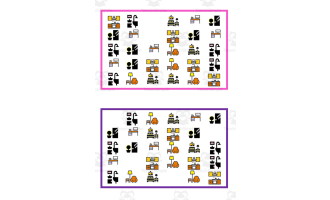 What is missing? Vocabulary Boards - COLOR SET 9