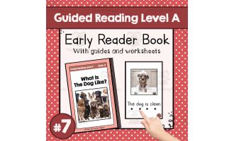 "What Is The Dog Like?" | Early Reader Book #7 | Guided Reading Level A