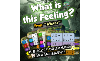 What is this Feeling (from the "Wicked" movie) - BUCKET DRUMMING!