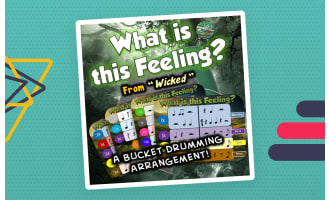 What is this Feeling (from the "Wicked" movie) - BUCKET DRUMMING!
