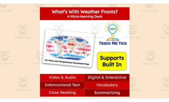 What's With Weather Fronts? | Interactive Science Lesson | Micro-Learning Deck