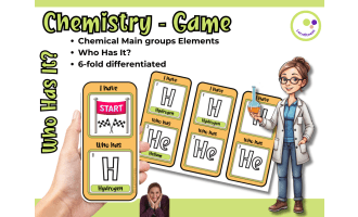Who Has It? – Main Group Elements Game - 6 Levels of Differentiation