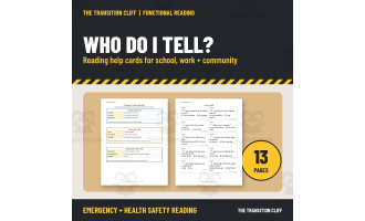 Who Should I Tell? Help Cards and Trusted Adults for Life Skills