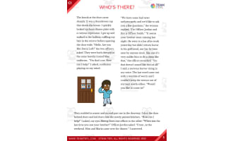 Who's There? Short Story | Advanced Lesson Plan