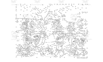 Wild West Animals Dot-to-Dot