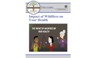 WILDFIRES AND YOUR HEALTH Lesson Plan, Worksheets, Video & App BUNDLE