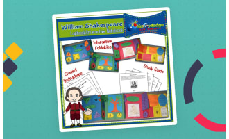 William Shakespeare Lapbook / Interactive Notebook - EBOOK
