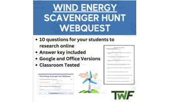 Wind Energy Scavenger Hunt & WebQuest
