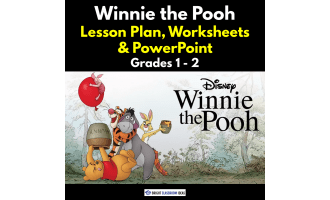 Winnie the Pooh Lesson Plan, Worksheets & PowerPoint | Grades 1 - 2