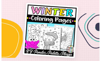 Winter Coloring pages - Set 2