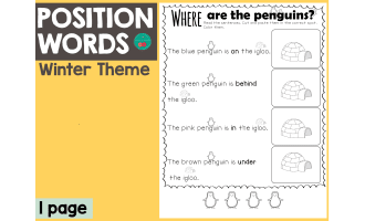Winter Position Words