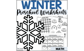 Winter Preschool Math Worksheets