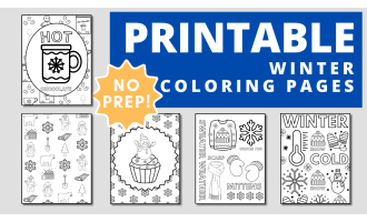 Winter Printable Coloring Pages