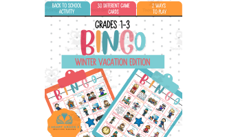Winter Vacation Bingo