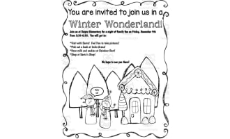 Winter Wonderland Invitation Set