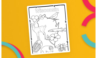 Wisconsin State Symbols – Clip Art Set