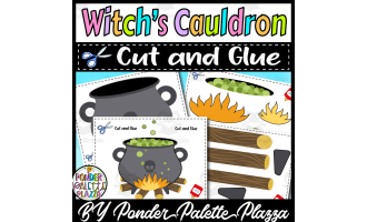 Witch's cauldron Craft - Fall Craft - Halloween Craft