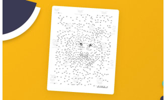 Wolf Connect the Dots – 632-Dot Extreme Puzzle