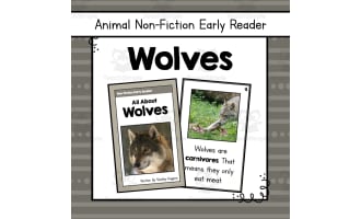 Wolves Early Reader Nonfiction Book