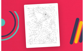 Woodpecker Extreme Difficulty Dot-to-Dot / Connect the Dots