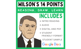 Wilson's 14 Points – Draw and Learn Activity