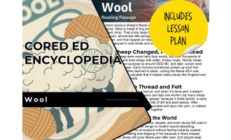 Wool Reading Comprehension Passage - Cored Ed Encyclopedia