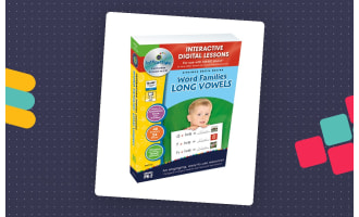 Word Families: Long Vowels - Digital Lesson Plan Gr. PK-2 | PC Software