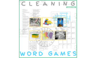 Word Games with Puzzles | Crossword Wordsearch Anagram | CLEANING