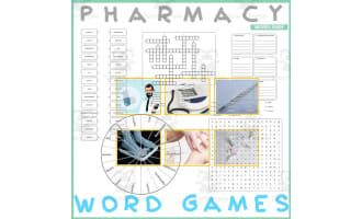 Word Games with Puzzles | Crossword Wordsearch Anagram | PHARMACY