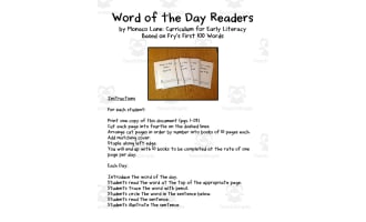 Word of the Day Readers