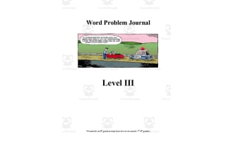 Word Problem Journal - Level 3