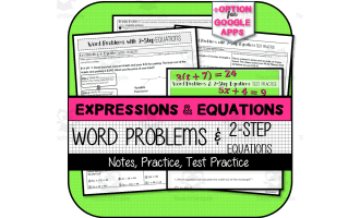 Solving 2-Step Equations PARTNER PRACTICE by Teach Simple