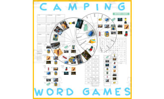 Word Puzzles Crossword Wordsearch Anagram CAMPING