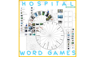 Word Puzzles Crossword Wordsearch Anagram HOSPITAL