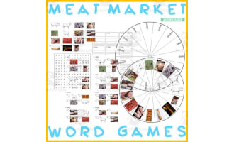 Word Puzzles Crossword Wordsearch Anagram MEAT MARKET