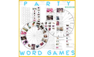 Word Puzzles Crossword Wordsearch Anagram PARTY