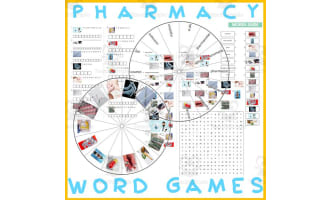 Word Puzzles Crossword Wordsearch Anagram PHARMACY