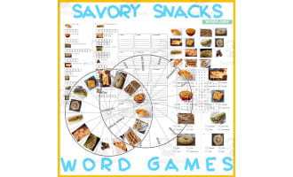 Word Puzzles Crossword Wordsearch Anagram SNACKS