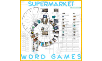 Word Puzzles Crossword Wordsearch Anagram SUPERMARKET