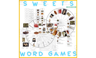 Word Puzzles Crossword Wordsearch Anagram SWEETS