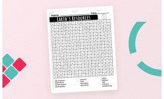 Word Search: Earth's Resources