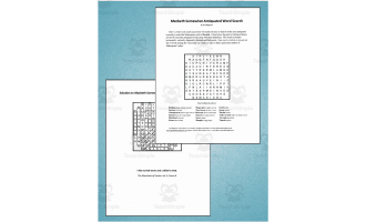 Word Search: Macbeth Somewhat Antiquated