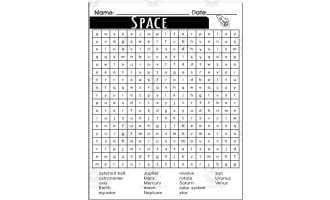 Word Search: Space
