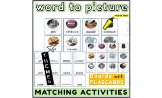 Word to Picture Activities Flash Cards 4