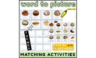 Word to Picture Activities Flashcards 3