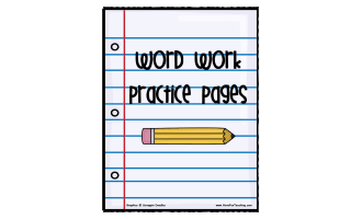 Word Work Activity